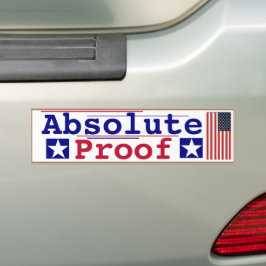 Absolut bevis dekal