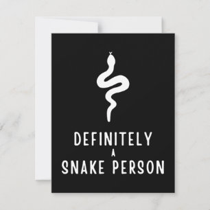 Absolut en orm-person, Snake Älskare Funny Gift