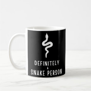 Absolut en orm-person, Snake Älskare Funny Gift Kaffemugg