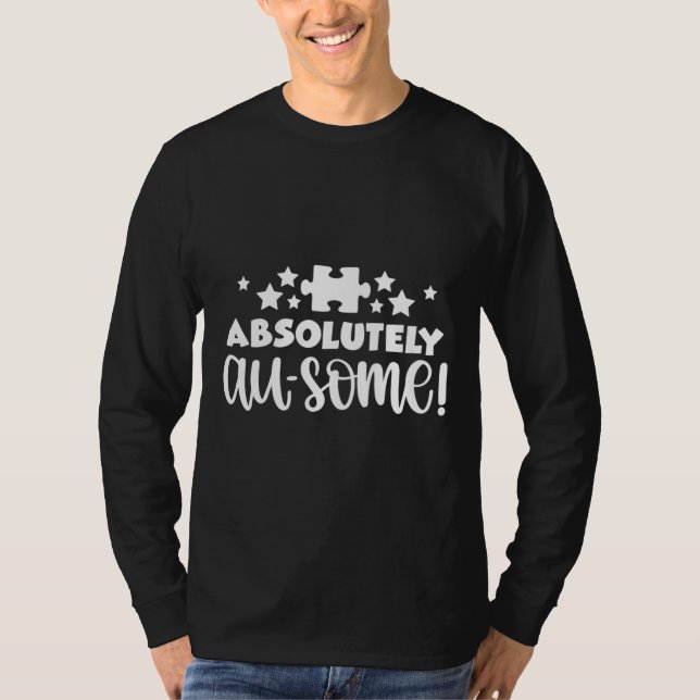 Absolut, en viss autismmedvetenhet t shirt (Framsida)