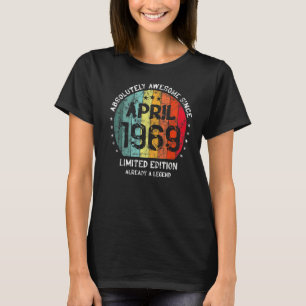 Absolut Fantastisk sedan april 1969 Man Woman Birt T Shirt
