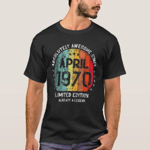 Absolut Fantastisk sedan april 1970 Man Woman Birt T Shirt