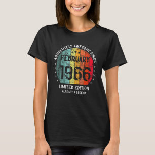 Absolut Fantastisk sedan februari 1966 Man Woman B T Shirt
