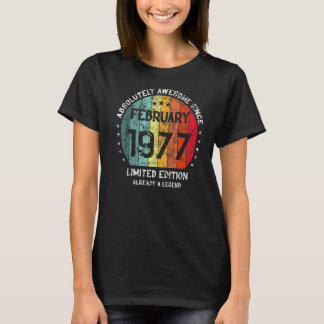Absolut Fantastisk sedan februari 1977 Man Woman B T Shirt