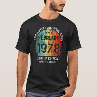 Absolut Fantastisk sedan februari 1978 Man Woman B T Shirt