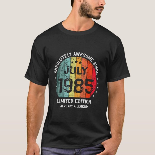 Absolut Fantastisk sedan juli 1985 T Shirt (Framsida)