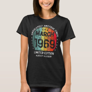 Absolut Fantastisk sedan mars 1969 Man Woman Birt T Shirt