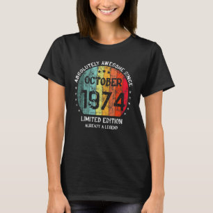 Absolut Fantastisk sedan oktober 1974 Man Woman Bi T Shirt