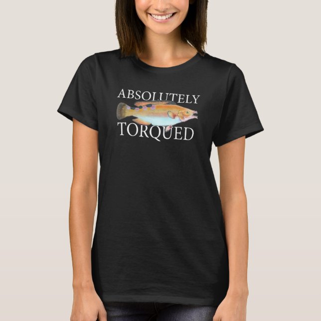 Absolut Fisk I Sjokast T Shirt (Framsida)
