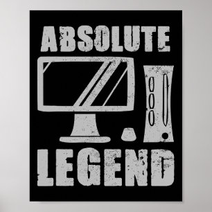 Absolut förklaringsfunny videospelarcitat Pc G Poster