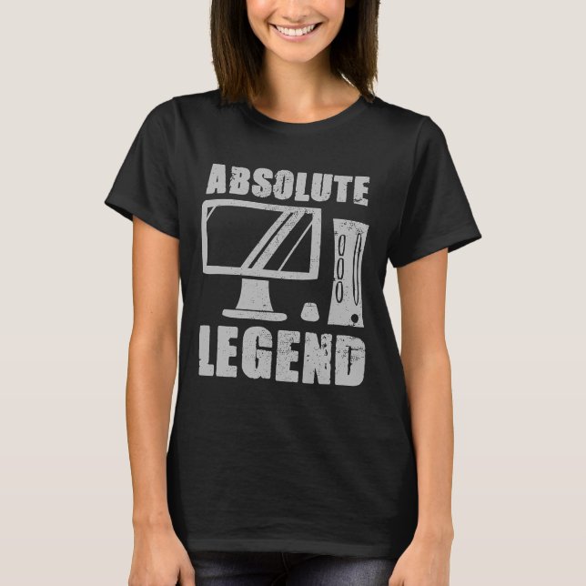 Absolut förklaringsfunny videospelarcitat Pc G T Shirt (Framsida)