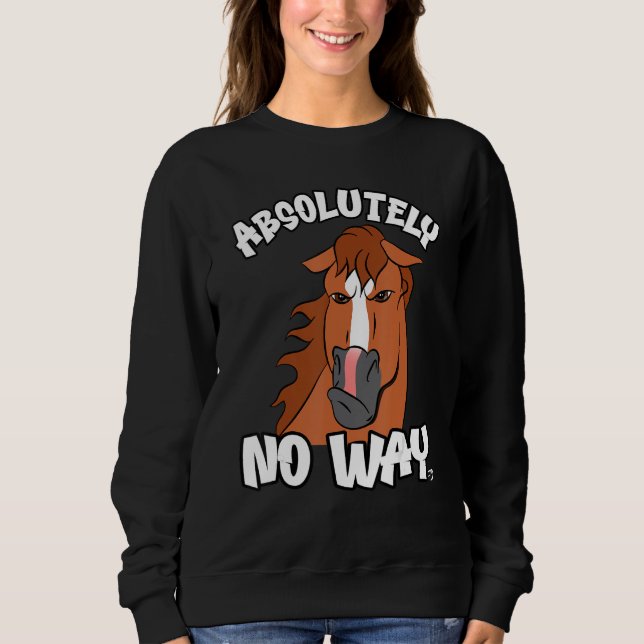 Absolut inte en grumpig kastanjefäst t shirt (Framsida)