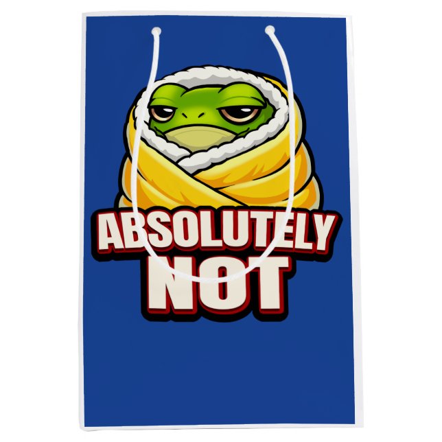 Absolut inte Groda – Rolig Lat Groda Meme (Framsidan)