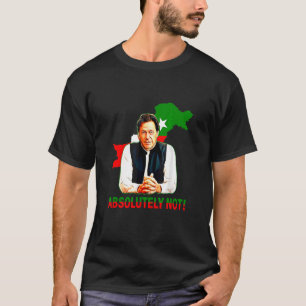 Absolut inte Pakistan Karta Flagga Imran Khan Pti T Shirt