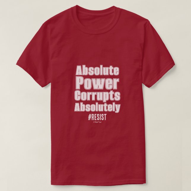Absolut kraft - en serverdel t shirt (Design framsida)