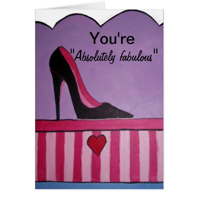 Absolut sagolikt hälsningskort (Framsidan)