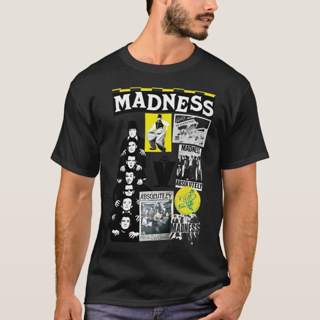 absolut The madness retro band present till fans T Shirt (Framsida)