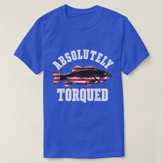 Absolut torkad fisk Förenta staterna Fish Funny Fi T Shirt (Design framsida)