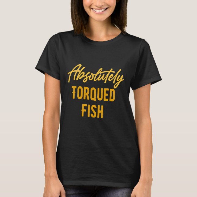 Absolut torkad fisk Rak som har zootats T Shirt (Framsida)