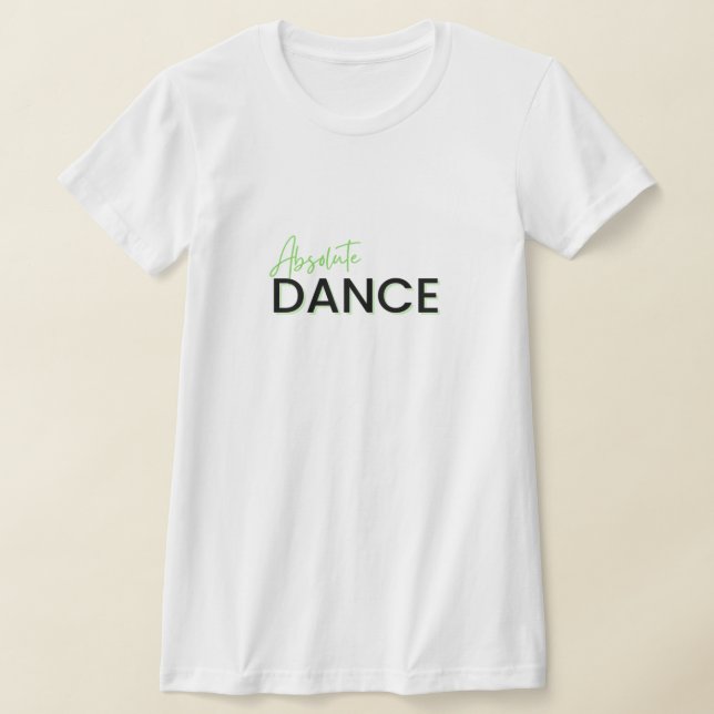 Absolute Dance-Logotyp T Shirt (Laydown)