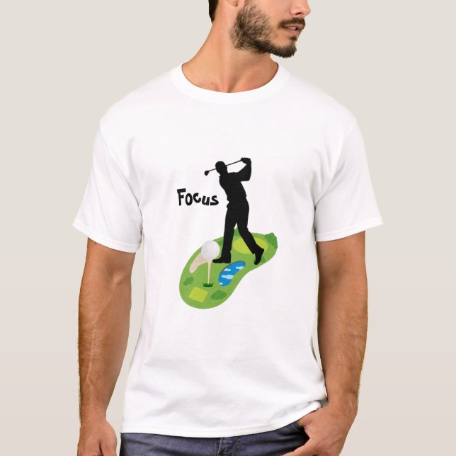 Absolute Swing Golf Silhouette T-Shirt (Framsida)