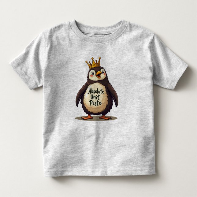 Absolute Unit Pesto - Kung Penguin T Shirt (Framsida)