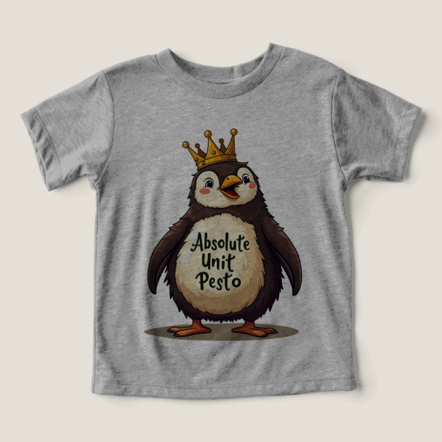 Absolute Unit Pesto - Kung Penguin T Shirt (Design Framsida)