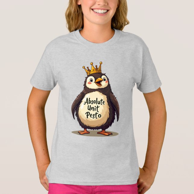 Absolute Unit Pesto - Kung Penguin T Shirt (Framsida)