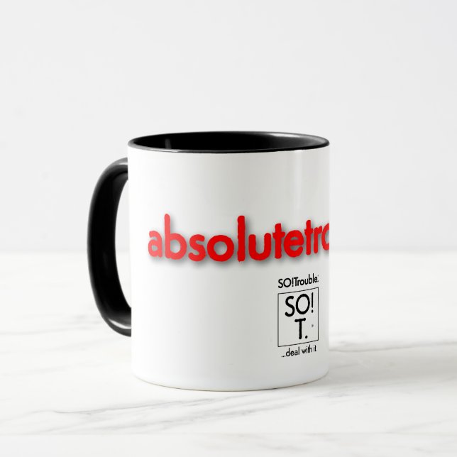absolutetrouble! mug mugg (Framsida vänster)