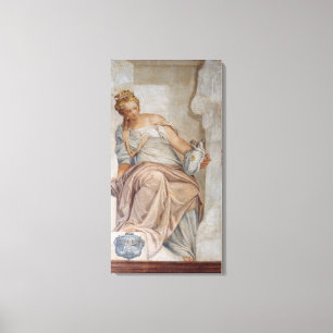 Absolutism från väggen av sacristyen (frescoen) canvastryck