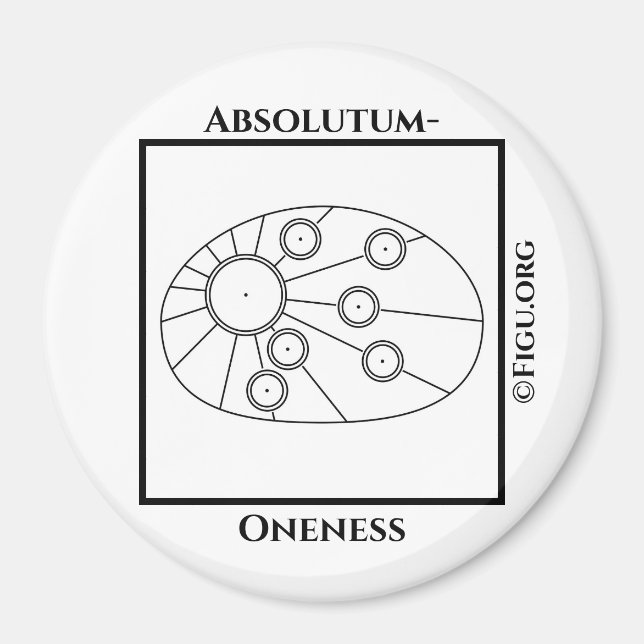 Absolutum-Oneness-symbol Magnet (Framsidan)