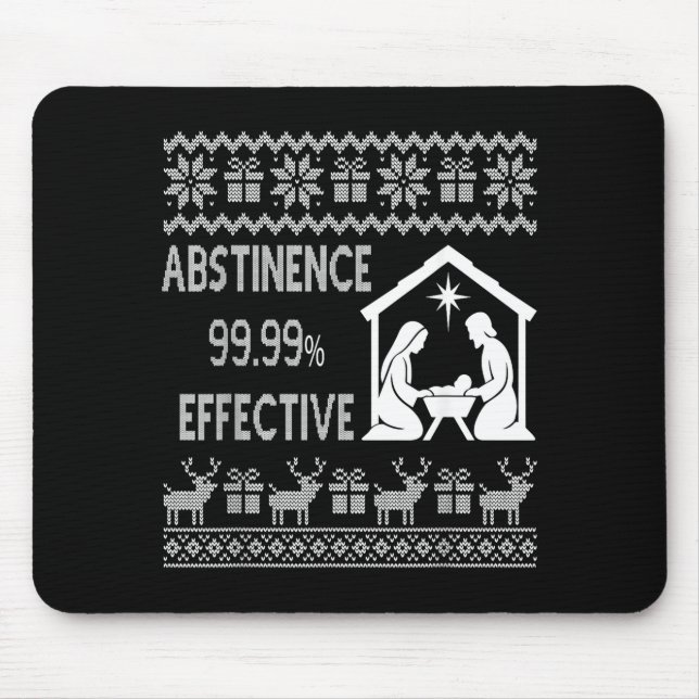 Abstinence 99.99 Percent Effective Nativity Ugly C Musmatta (Framsidan)