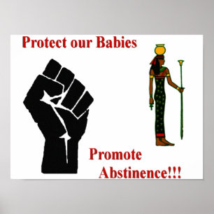 Abstinensaffisch Poster