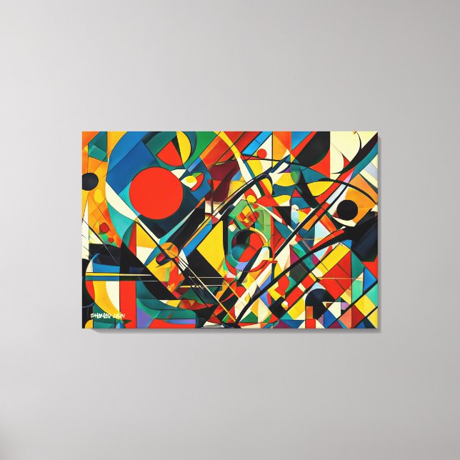 ABSTR_24-052, Abstract Gallery Art Canvastryck (Framsida)