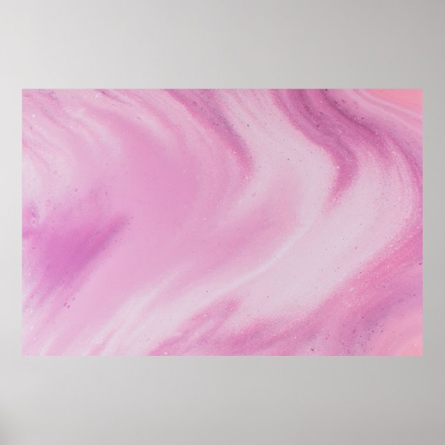 ABSTRAC PASTEL ROSA ILLUSTRATION POSTER (Framsidan)