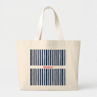 Abstrack Navy Rand Seamless Jumbo Tygkasse