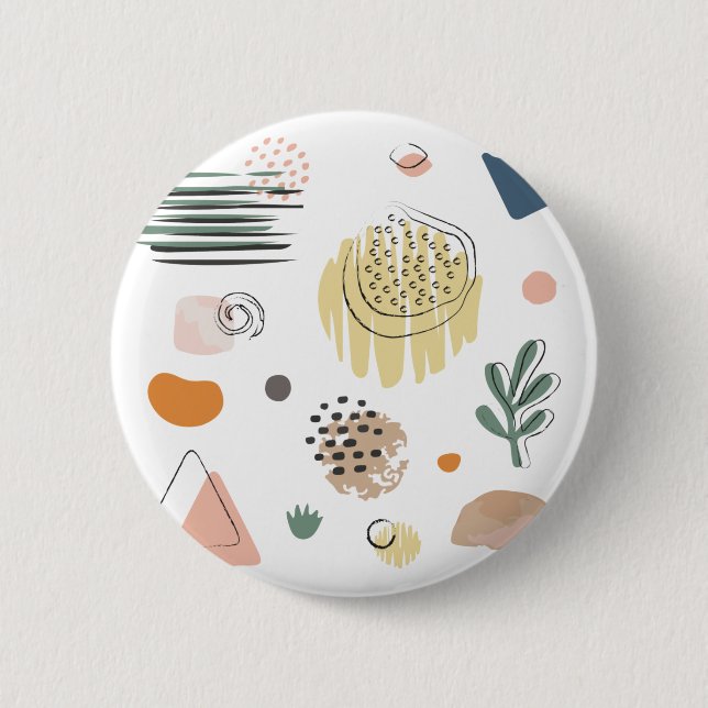 Abstrack Urban Mönster Button Knapp (Framsida)