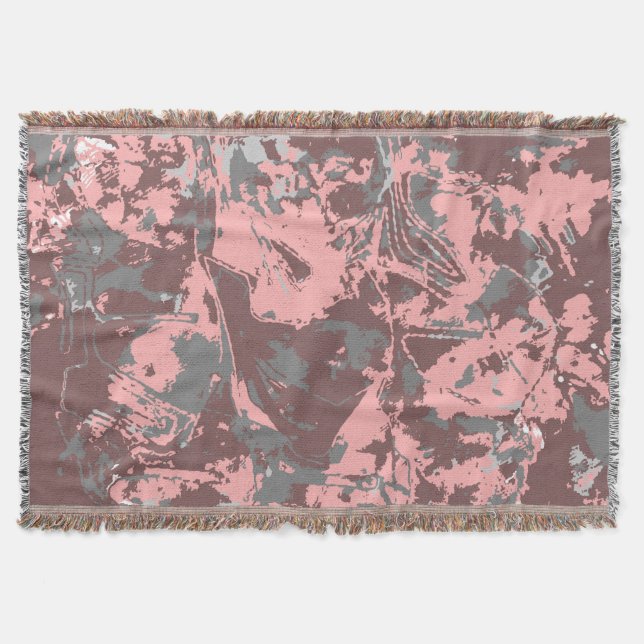 Abstrack Urban Mönster Filt (Framsidan)