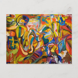 abstraCodAction-vykort Vykort