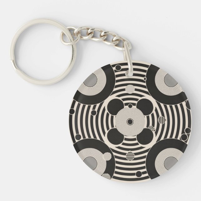Abstract acrylic keychain (Framsidan)