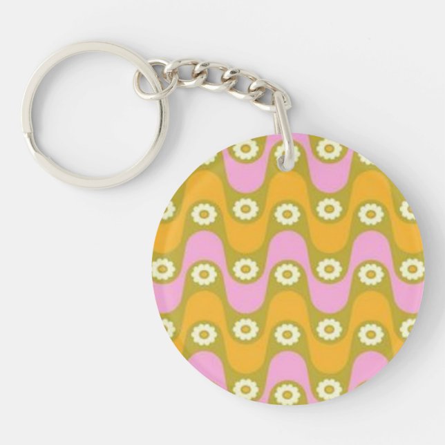 Abstract acrylic keychain (Framsidan)