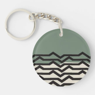 Abstract acrylic keychain