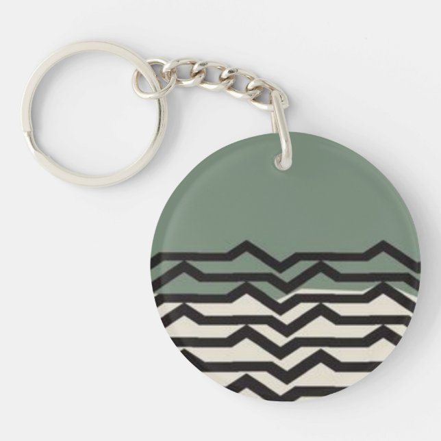 Abstract acrylic keychain (Framsidan)