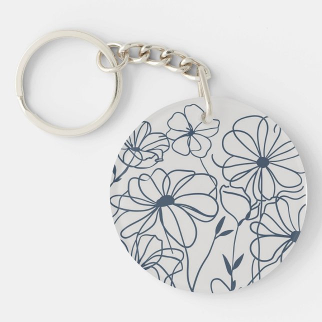 Abstract acrylic keychain (Framsidan)