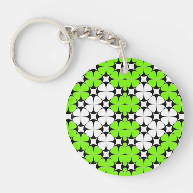 Abstract acrylic keychain (Framsidan)
