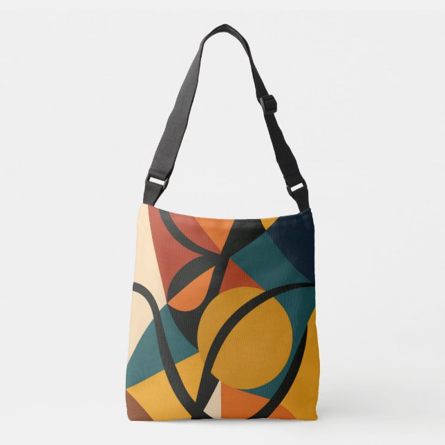 Abstract African Tote Axelväska (Framsida)