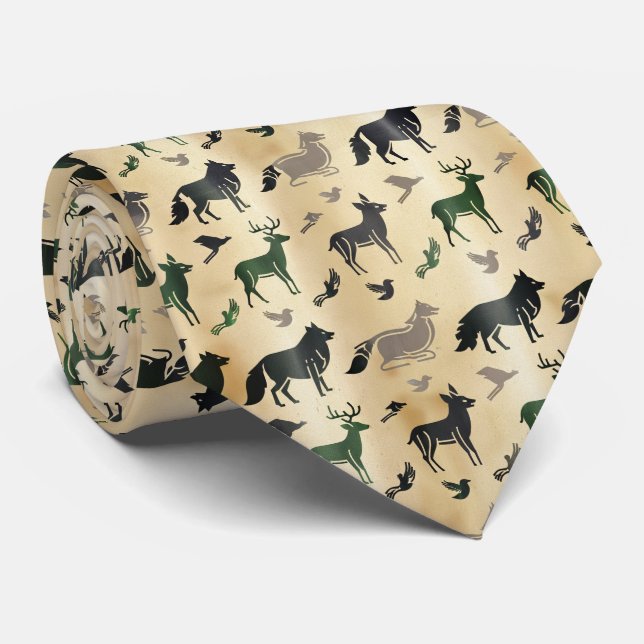 Abstract Animal Silhouette Pattern Slips (Rullad)
