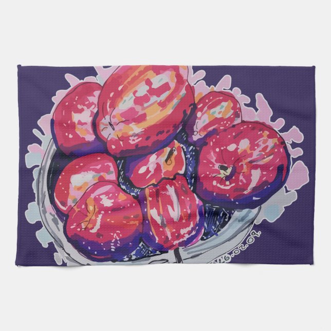 Abstract Apples Kökshandduk (Horisontell)