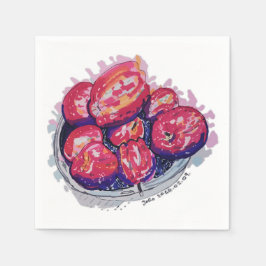 Abstract Apples Pappersservett