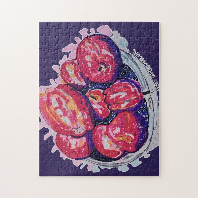 Abstract Apples Pussel (Vertikal)